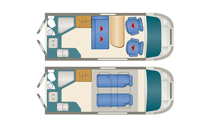 Karmann Dexter 550 Campingbus Wohnmobil Autohaus Süper 