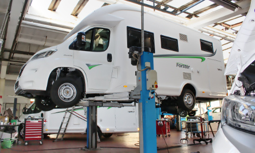 Wohnmobil Werkstatt Service Autohaus Fiat Süper